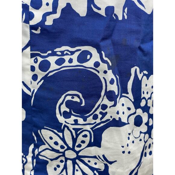 Lilly Pulitzer Augusta Shift Dress Size 6 Deep Sea Blue Quahog Chowdah Lace - Picture 4 of 16